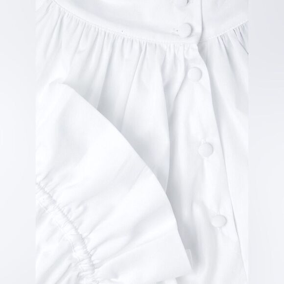 NWT Harshmans white Bianca blouse woman's size small - Picture 3 of 16